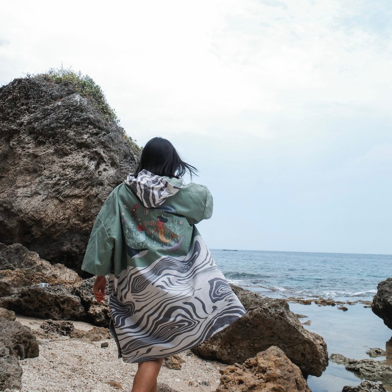 Mermaid Poncho - 女装泳衣/比基尼 - 其他人造纤维 