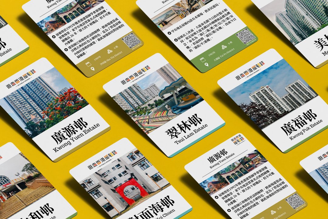 香港屋邨主题卡牌 - 新界东篇 - 桌游/玩具 - 纸 