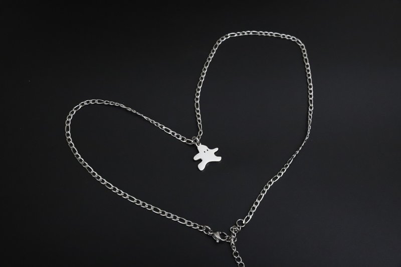 【定制】星星好朋友项链_独家设计造型吊牌/医疗钢 - 项链 - 不锈钢 银色