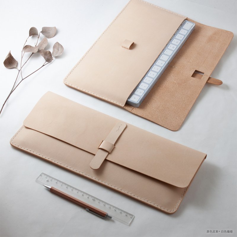 全手工皮革简约键盘套-适用magic keyboard (原创设计) - 平板/电脑保护壳 - 真皮 咖啡色