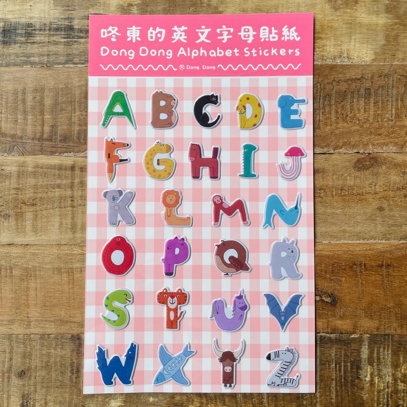 泡泡贴纸/英文字母/共26枚 - 贴纸 - 纸 多色