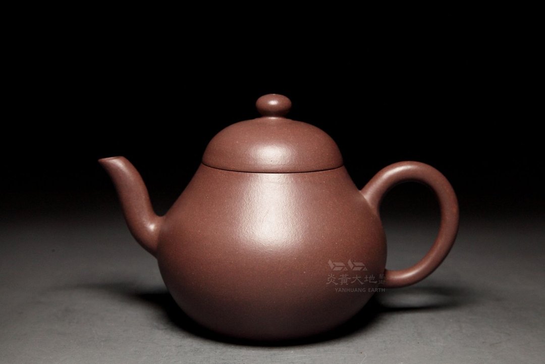 【梨形 17】龙山堂 摹古纯手工 天青泥 205cc - 茶具/茶杯 - 陶 咖啡色
