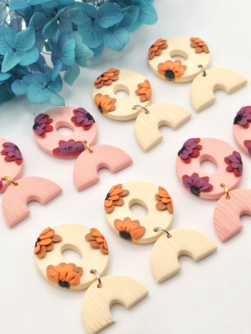 花样年华 - 耳环/耳夹 - 其他材质 多色