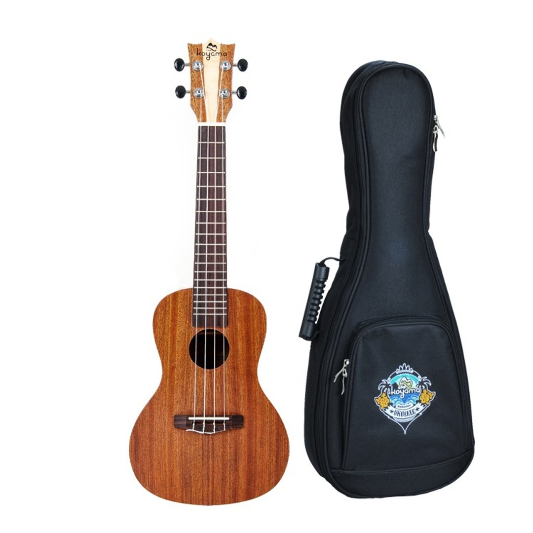 KYM-C100SM 23寸乌克丽丽 桃花心木单板 100系列 Solid Mahogany Concert Ukulele - 吉他/乐器 - 木头 咖啡色