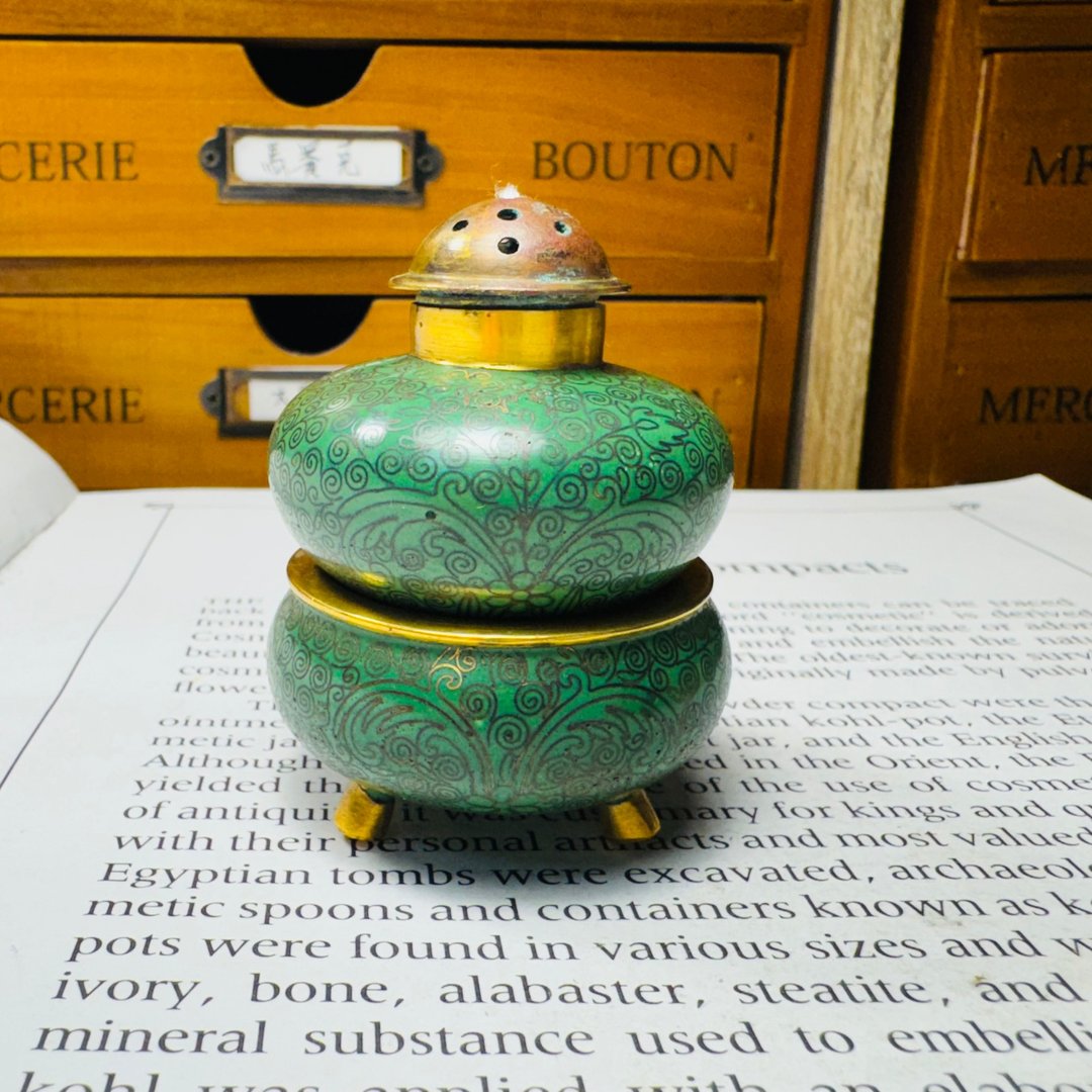 民国初年景泰蓝胡椒罐与盐盒 - 其他 - 其他金属 