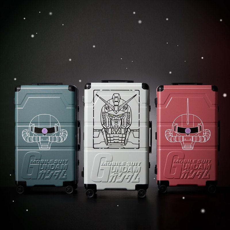 【MOBILE SUIT GUNDAM】钢弹28寸铝框胖胖行李箱 - 行李箱/行李箱保护套 - 塑料 多色