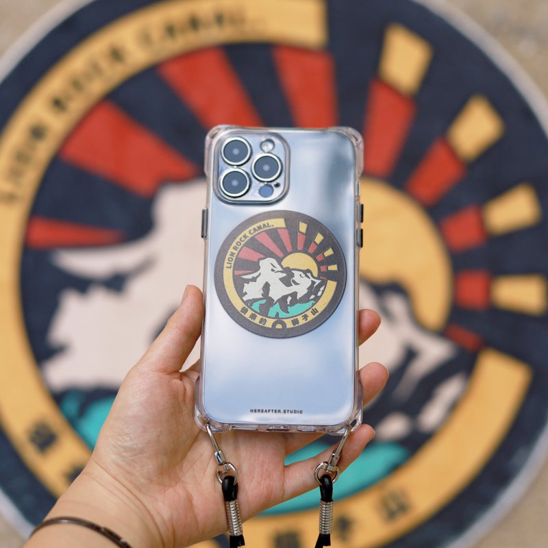 塞拉利昂 / 渠盖系列 - 挂绳手机壳 - 手机壳/手机套 - 塑料 黄色