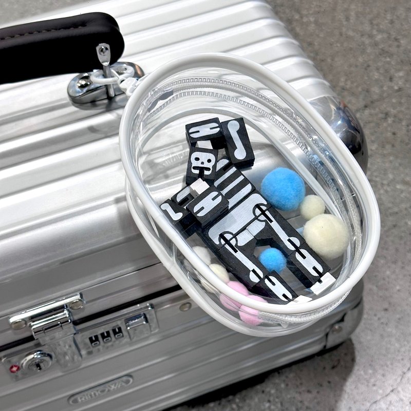 精美挂饰透明晒娃包/痛包 - 吊饰 - 塑料 