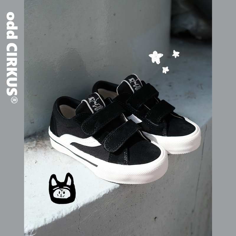 odd CIRKUS ASTLEY VELCRO KID-BLACK/黑色 魔鬼毡童鞋 滑板鞋 - 童装鞋 - 其他材质 黑色