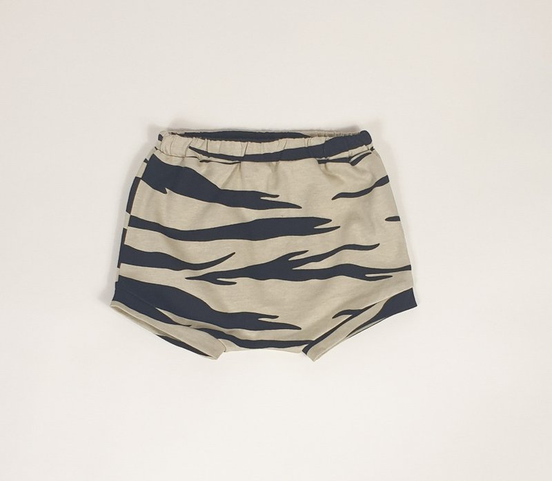 Stripes baby shorts, baby boy shorts, baby girl shorts, kids shorts with stripes - 童装裤 - 棉．麻 多色