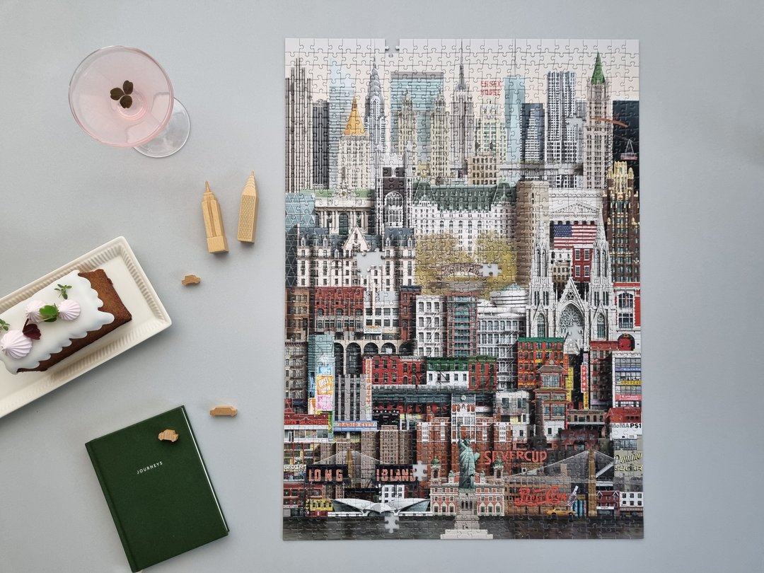 Martin Schwartz 1000片拼图 纽约 NEW YORK - 拼图 - 纸 多色