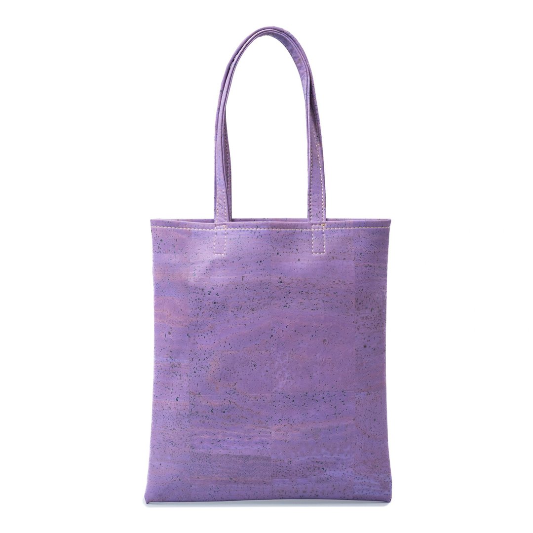 软木皮革 A4 托特包 (Violet) - 手提包/手提袋 - 环保材料 紫色