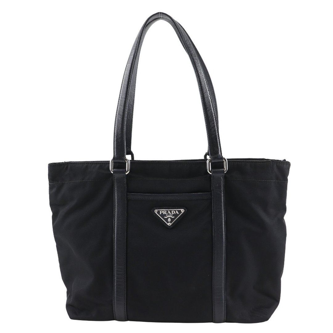 【日本直送】PRADA 托特包 BR2311 尼龙 x 皮革 NERO 黑 женские【二手品】 - 手提包/手提袋 - 尼龙 黑色