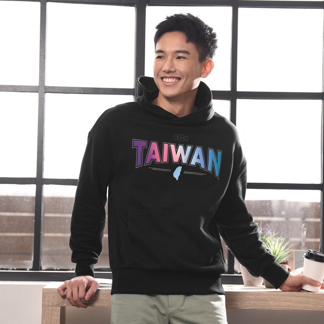 【Taiwan帽T】台湾制造透气无刷毛。两款原创设计。搭机出游好穿 - 中性连帽卫衣/T 恤 - 棉 
