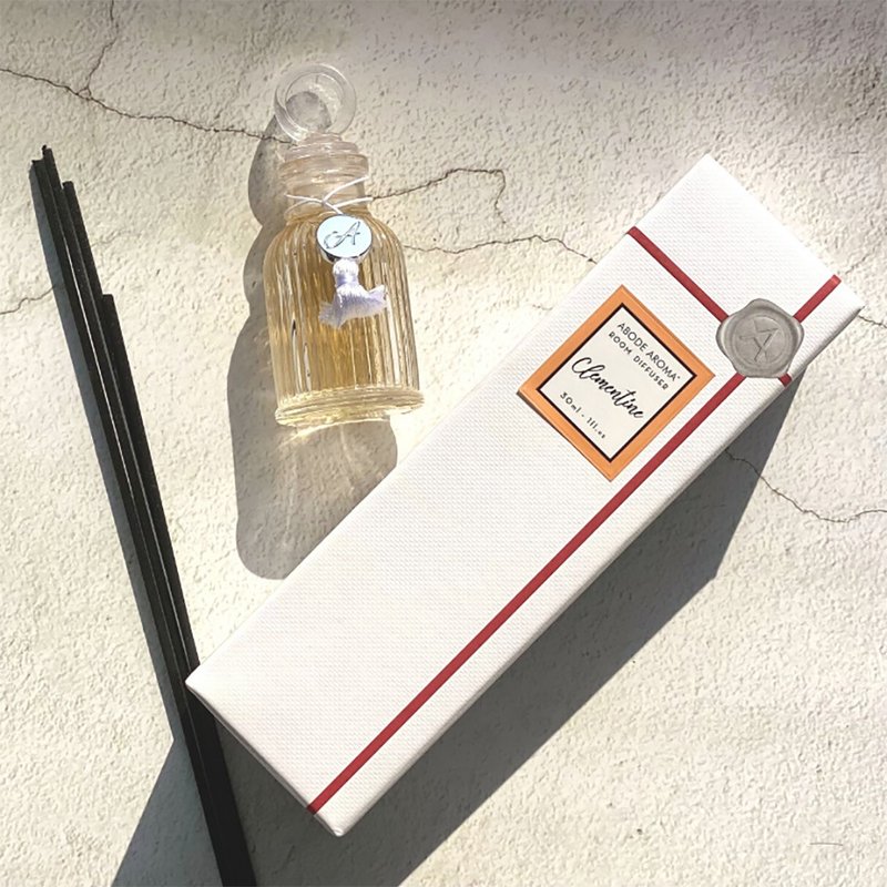 Abode Aroma 罗马瓶室内香薰座 30ml - 克里曼丁红橘 - 香薰/精油/线香 - 精油 橘色