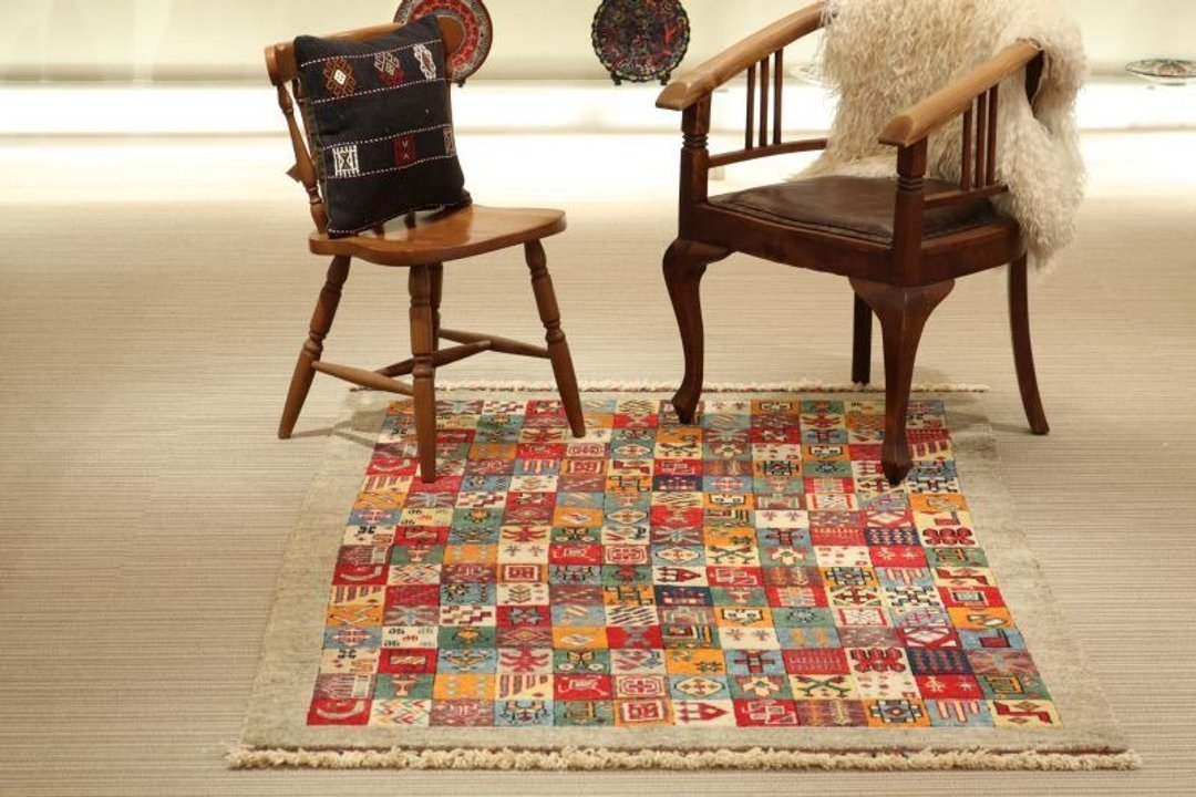 Hand-woven Turkish carpets new design wool plant dyeing 180 × 124cm Gureju - 被子/毛毯 - 其他材质 卡其色