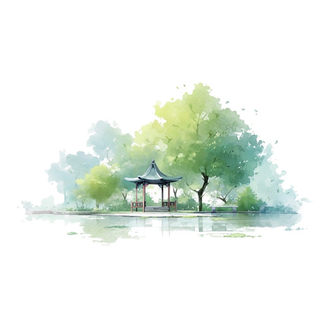 亭台春晓 PET 纸胶带 - 纸胶带 - 其他材质 多色