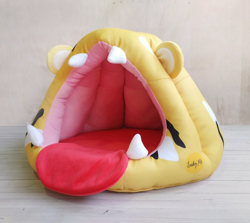 大暖屋- 两只老虎二号 - 床垫/笼子 - 聚酯纤维 黄色