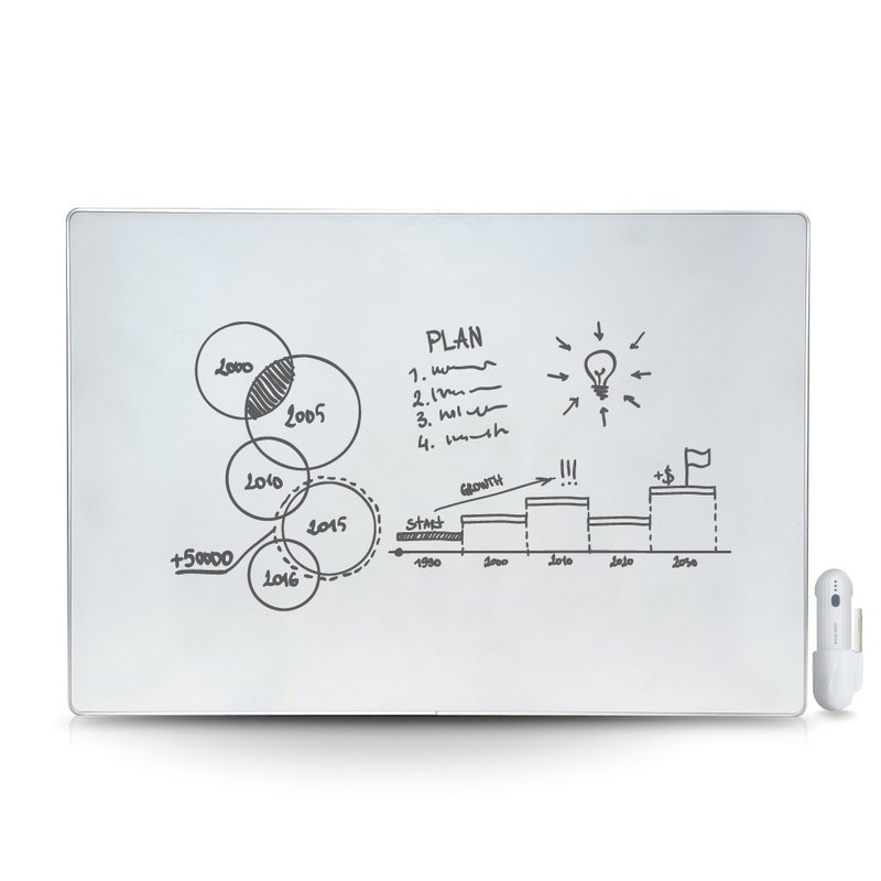 【Green Board】42寸磁性电纸板 极净无尘白板 商务会议电纸板 - 数码小物 - 塑料 白色