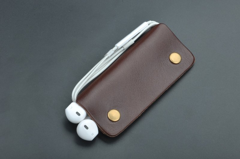 手工制作 牛皮 集线器 数据线 耳机线 收纳带 捆绑带 免费印制英文姓名，生肖，星座 礼品 - 其他 - 真皮 