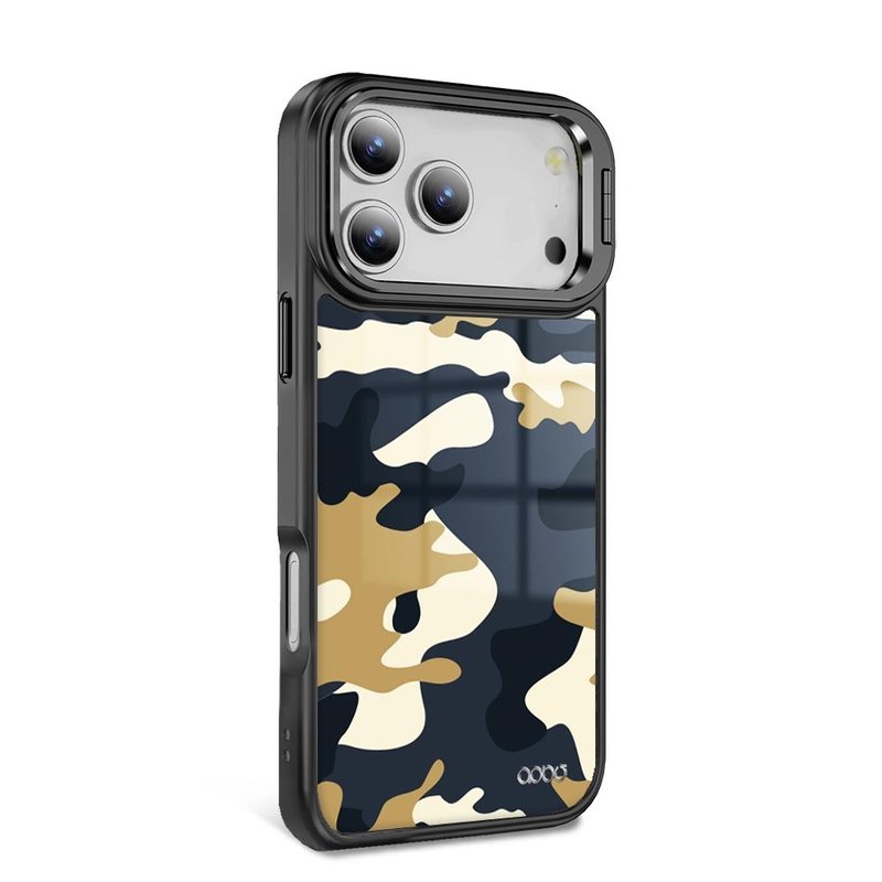 apbs iPhone 全系列 军规防摔合金框隐形立架手机壳-迷彩 - 手机壳/手机套 - 其他材质 多色