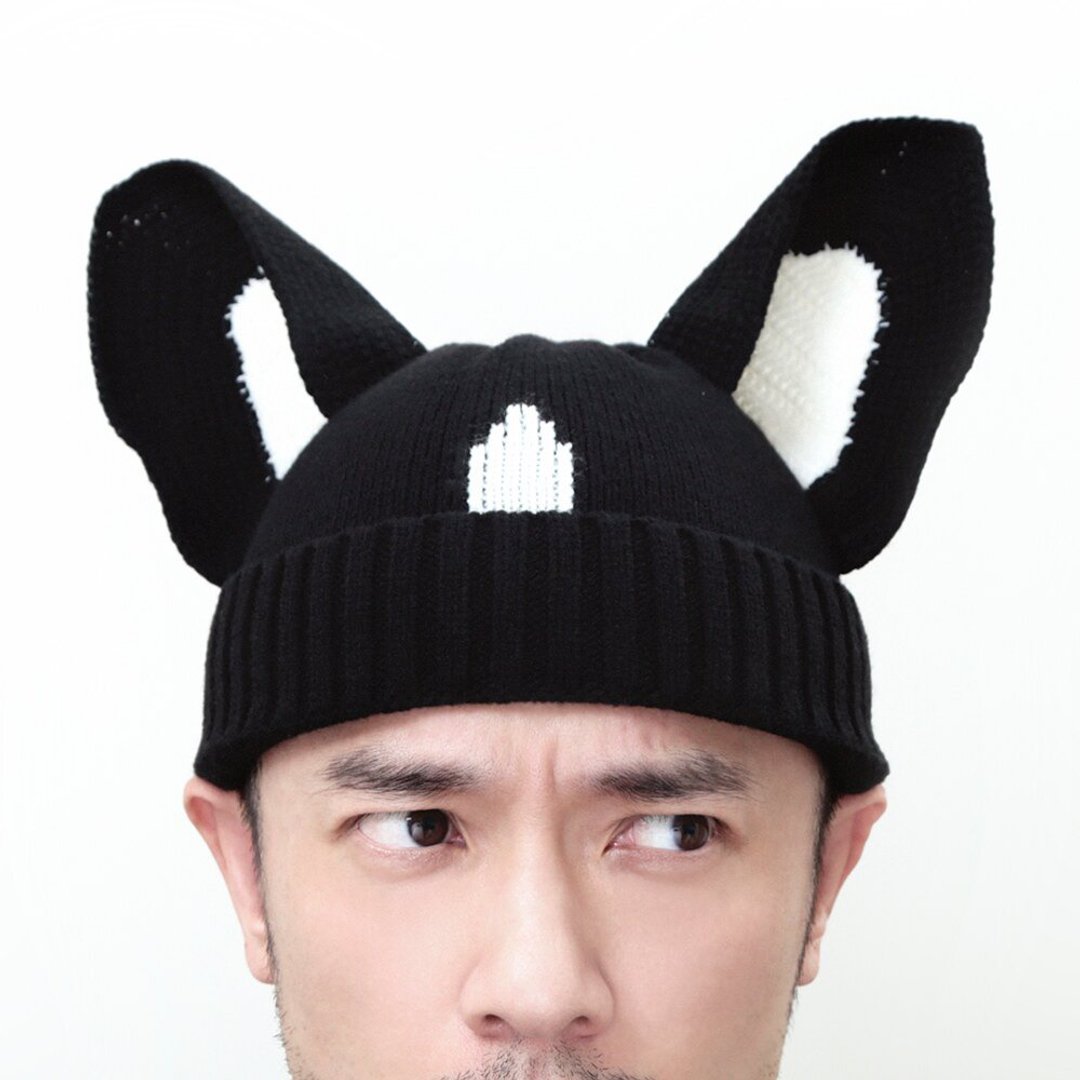 【Off-season sale】法斗帽。造型毛帽 - 帽子 - 羊毛 
