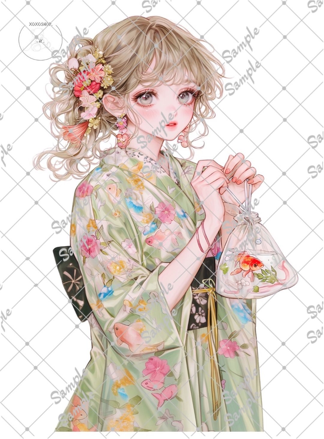 原创人物贴纸 7 月新作 - 贴纸 - 纸 
