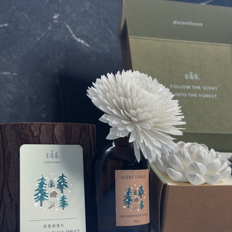 【新品】深雪黑云杉 -温润而坚毅的冷冽森林系香氛 - 室内香氛 - 香薰/精油/线香 - 植物．花 咖啡色