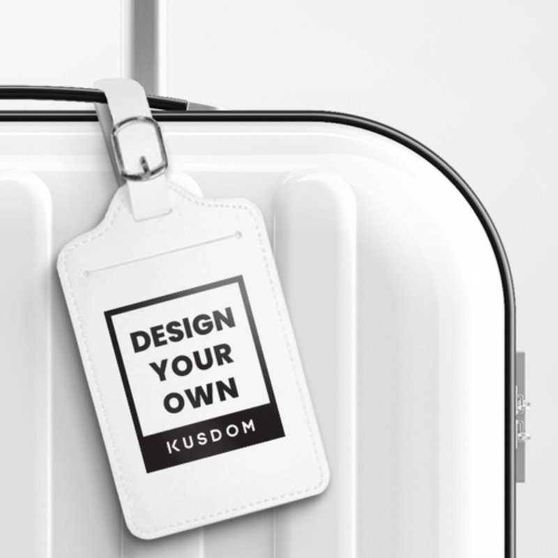 【定制化礼物】多款式 行李牌│出国/礼物/挂饰|情人节/父亲节 - 行李吊牌 - 其他材质 白色