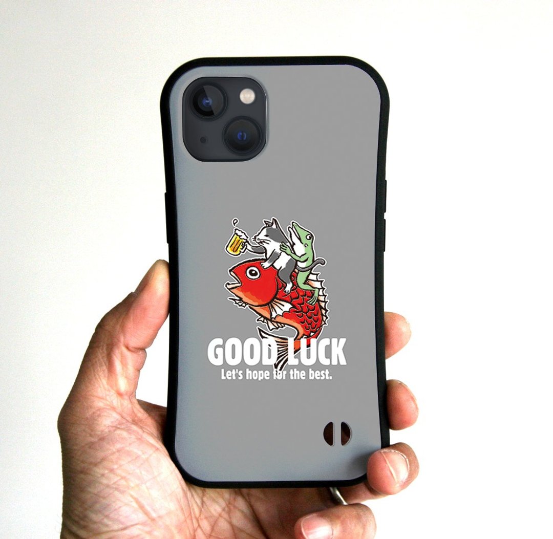 握把式 iPhone 手机壳 乘鲷鱼款 灰色 - 手机壳/手机套 - 塑料 绿色
