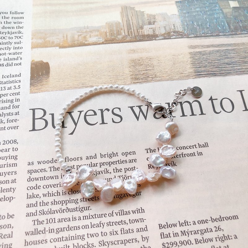 PJ半半手链系列之keshi - 手链/手环 - 珍珠 