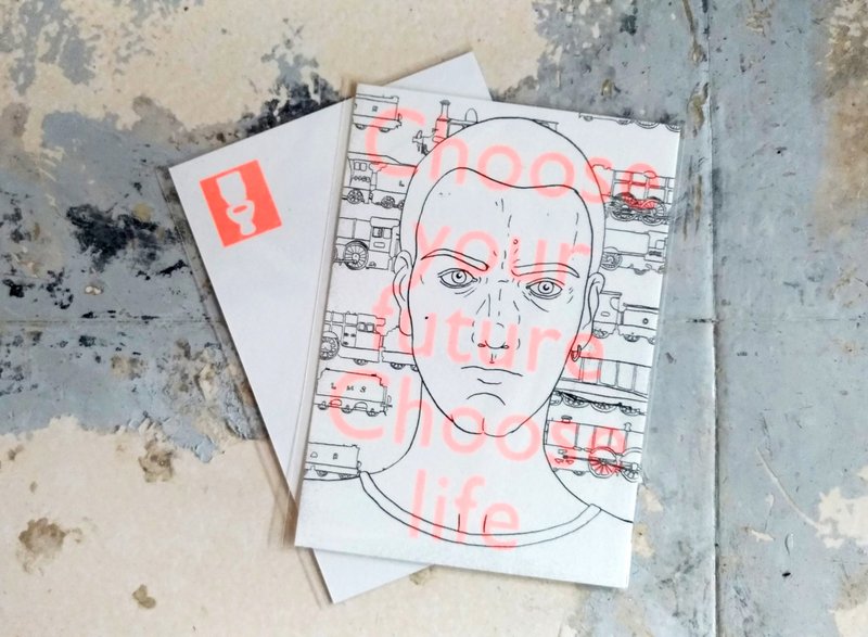 猜火车 Renton 明信片 - 卡片/明信片 - 纸 白色