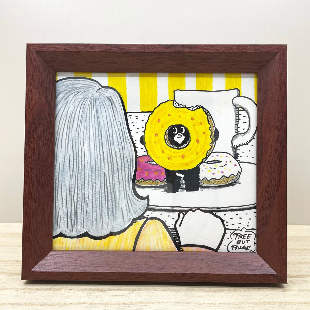 消磨时间的开始 绘本草稿展 原图14 不可退换 - 海报/装饰画/版画 - 纸 