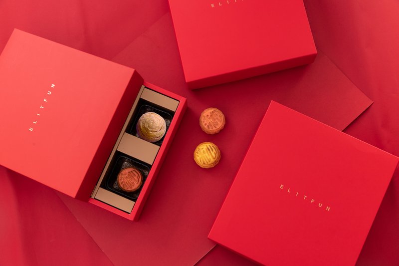 【Elitfun】流心三部曲 · 限量版金致礼盒 - 蛋糕/甜点 - 新鲜食材 