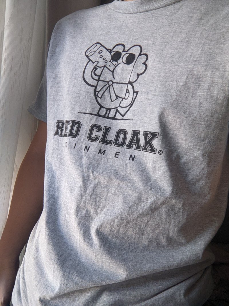 乎干啦 - 浅麻灰 - 中性版短袖T恤 - 男装上衣/T 恤 - 棉．麻 