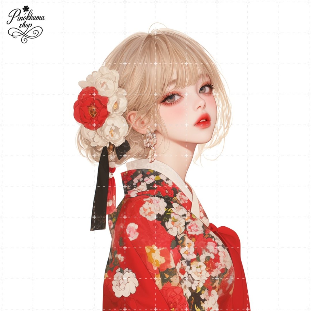 人物贴纸 女孩贴纸 拼贴素材 - 贴纸 - 纸 