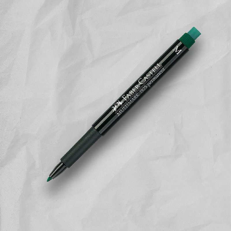 Faber-Castell 1.0M/M全能油性擦擦笔M/绿-10支l盒(原厂正货) - 其他 - 其他材质 绿色
