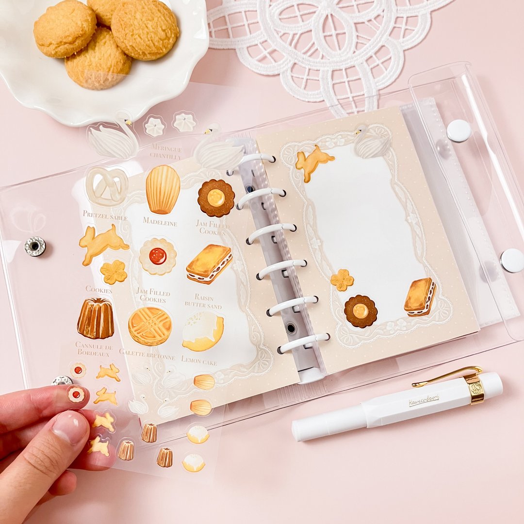 Patisserie Pensée 透明贴纸 - 贴纸 - 纸 咖啡色
