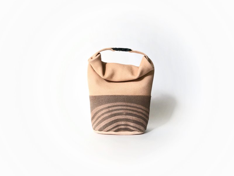 Leather hand roll bag mini - 手提包/手提袋 - 真皮 黑色