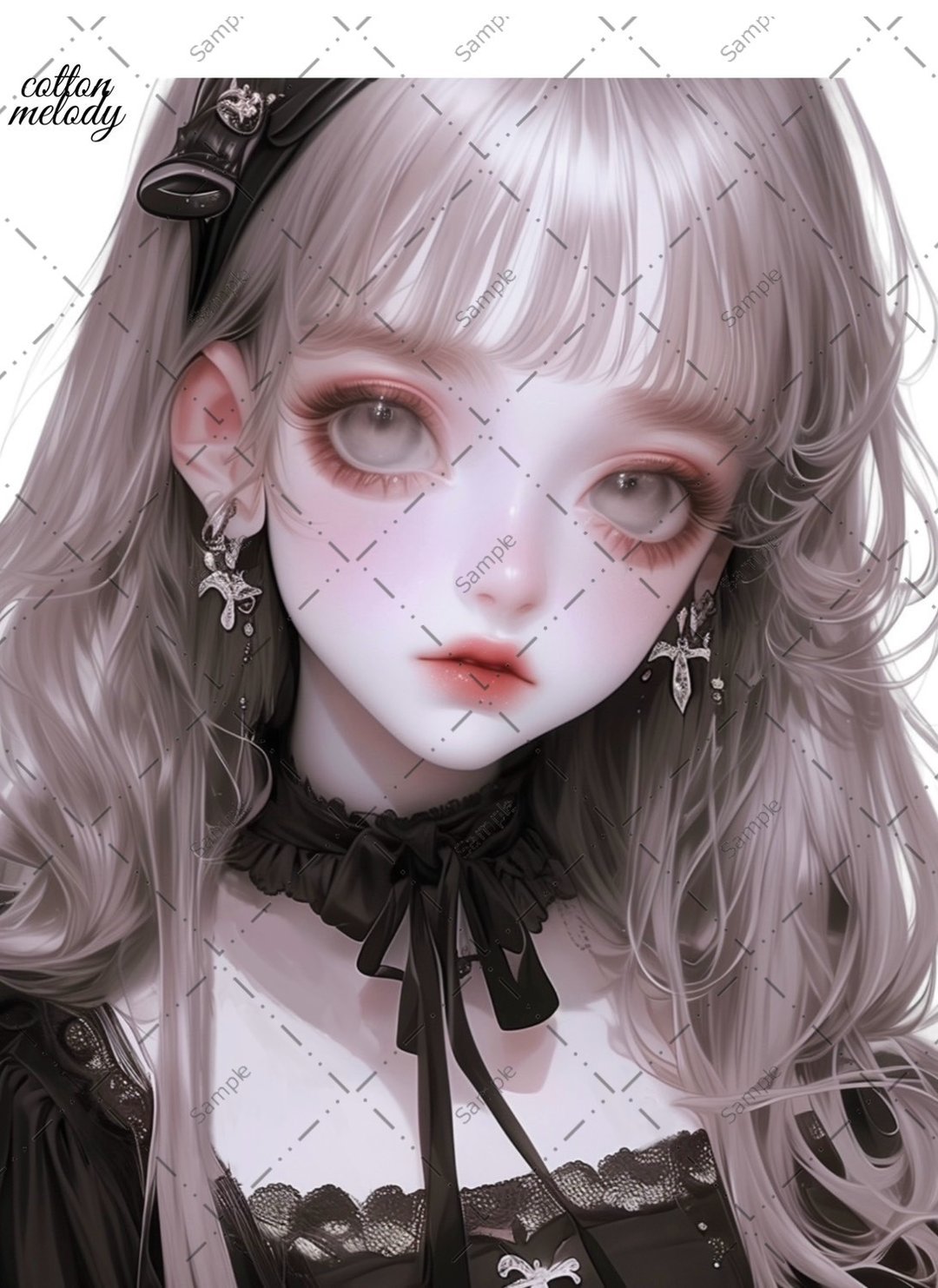 original sticker no.673 人物贴纸 原创贴纸 人物贴纸 女孩贴纸 原创人物贴纸 - 贴纸 - 纸 