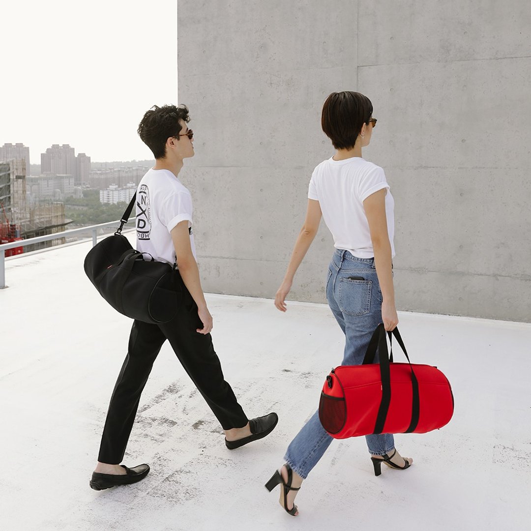 Neoprene Boston Bag 防水波士顿包 - 侧背包/斜挎包 - 防水材质 红色