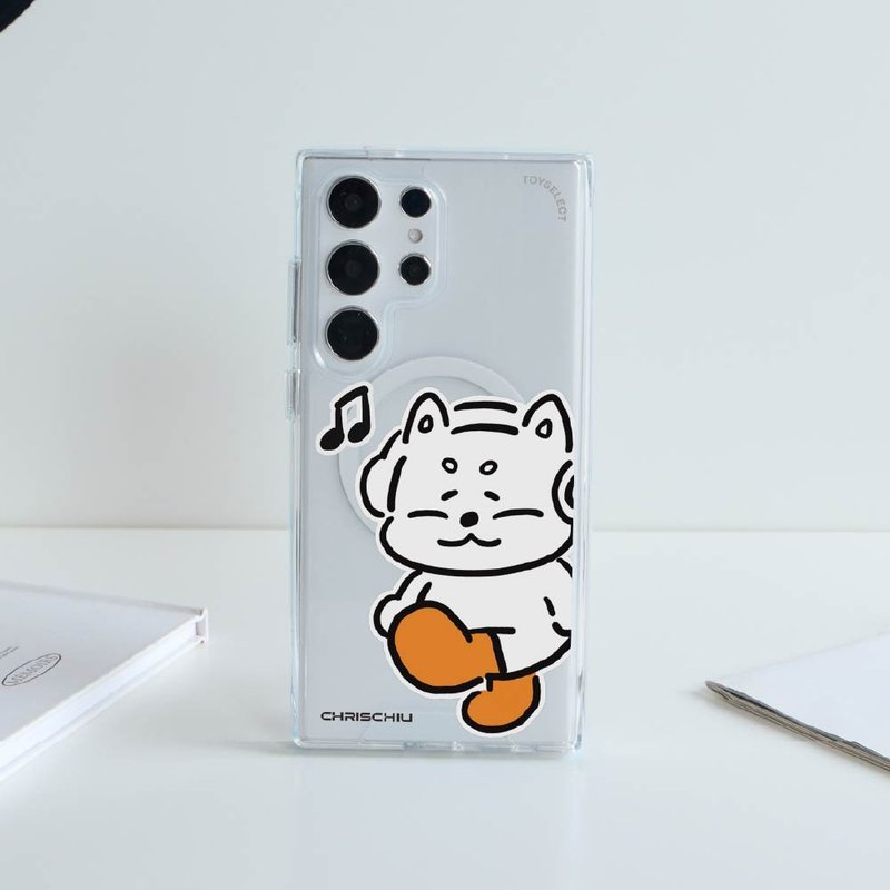 CHRISCHIU MOMO酱愉悦步伐防摔透明SAMSUNG手机壳 - 手机壳/手机套 - 塑料 多色