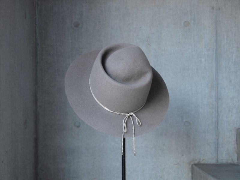 THk(F) Hat Made-to-Order Limited Rabbit Fur Rough Elegant Unisex - 帽子 - 羊毛 多色
