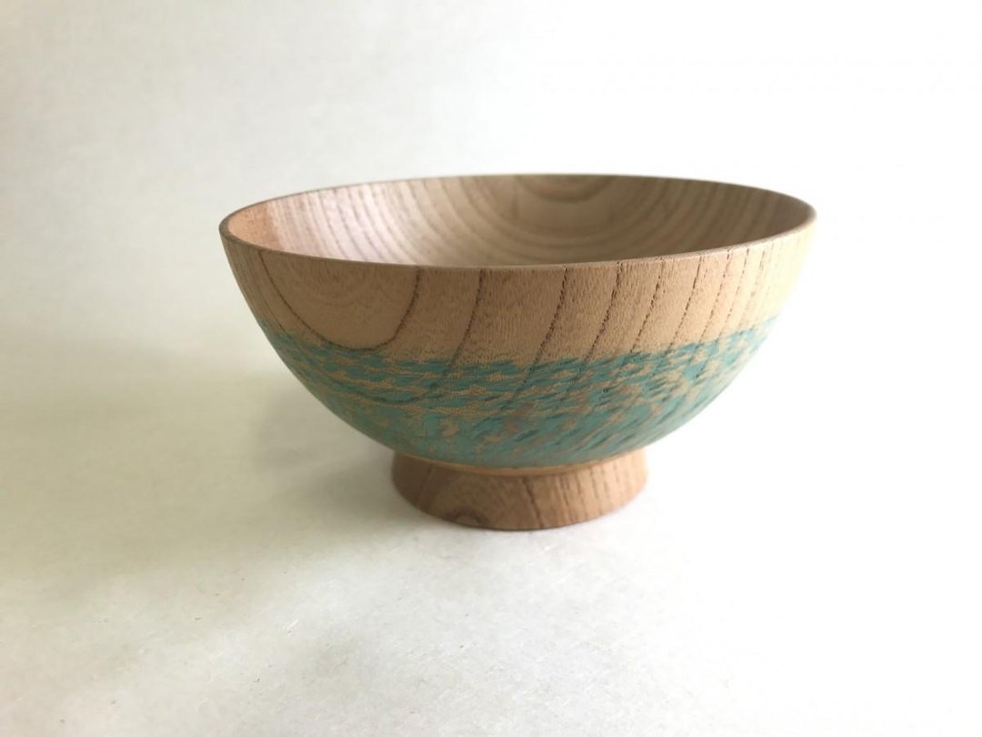 Rice bowl rice bowl green - 碗 - 木头 绿色