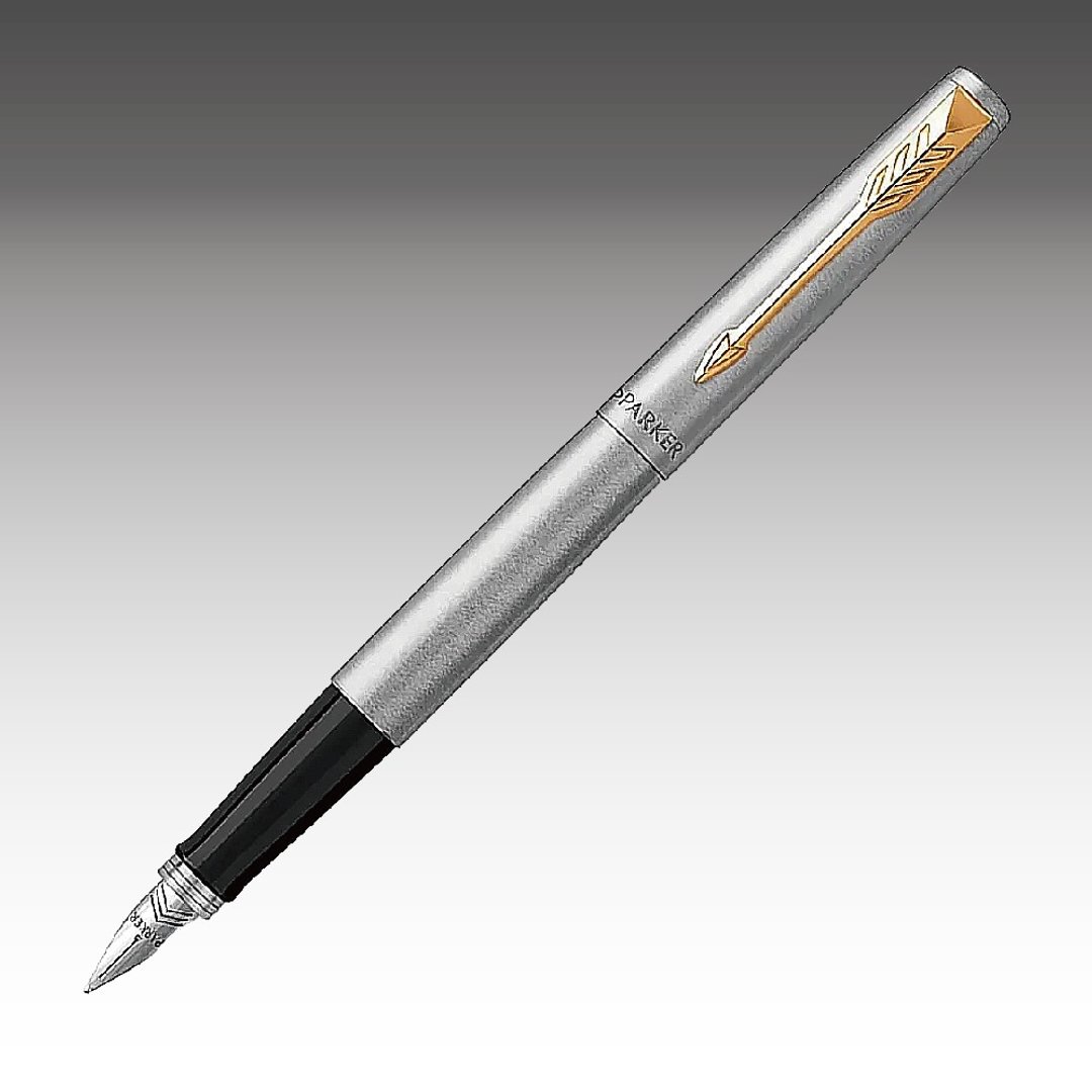 Parker 派克Jotter原创系列 钢金夹钢笔 免费刻字 - 钢笔 - 其他金属 银色