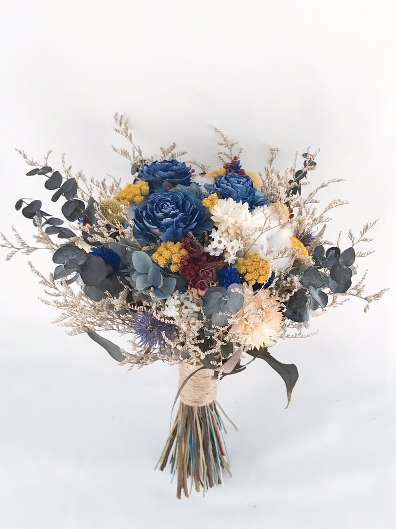 优雅名伶 干燥不凋捧花/礼物/婚纱/花束/婚礼道具/婚礼布置 - 干燥花/捧花 - 植物．花 