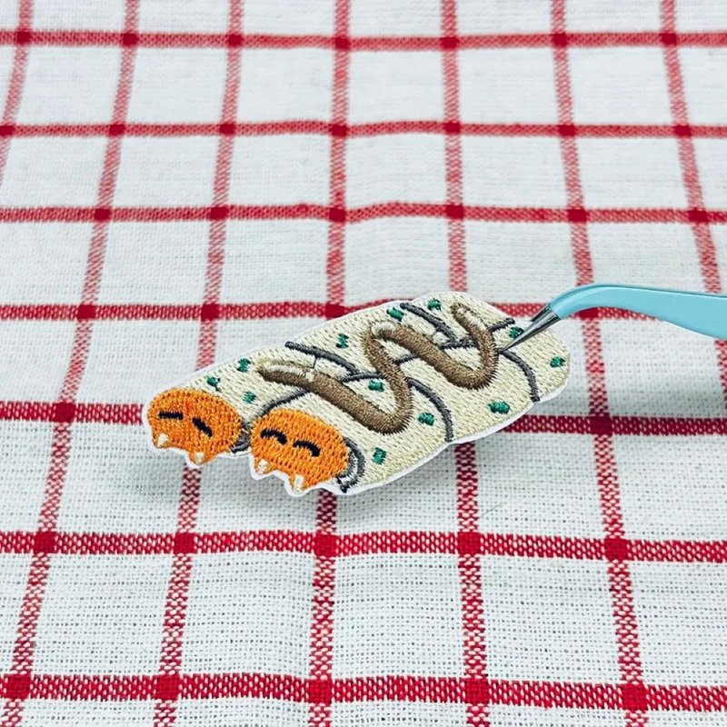 早餐猫猫  蛋饼 - 编织/刺绣/羊毛毡/裁缝 - 绣线 黄色