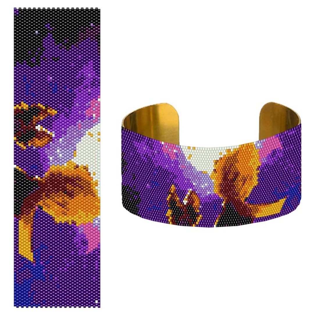 Peyote Pattern Bracelet, Beading Bracelet, Miyuki Delica Pattern, Peyote Stitch - 其他数码设计 - 其他材质 