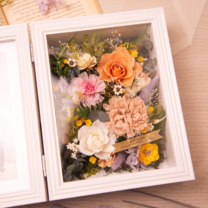 春夏浪漫相框 | DIY母亲节礼物 台中花艺手作课 / 永生花 干燥花 - 植栽 - 植物．花 