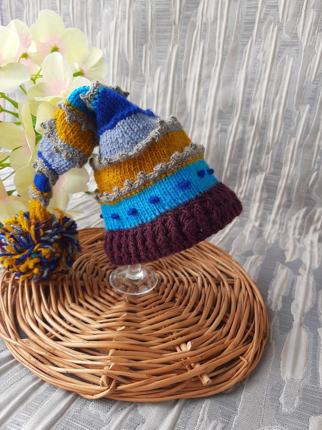Striped hat for dolls Blythe - 玩具/玩偶 - 压克力 多色